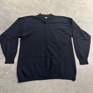 Lauren Alexandra VTG Cashmere V Neck Sweater S/M Retro Old Money Minimalist